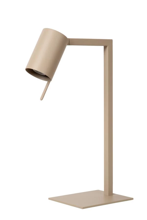 Lucide LESLEY - Schreibtischlampe - 1xGU10 - Taupe - ausgeschaltet